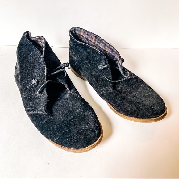 Lucky Brand Black Ashbee Suede Chukka Boot- SZ 7.5 - Picture 1 of 9